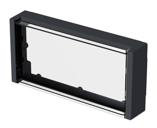 Bopla FCT 3000 FP (19006500) - open front frame with protective door for CombiCard 1000-3000 (280 x 138 x 50 mm)