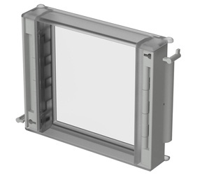 Bopla FD 5000 G (79003100) - crystal clear front lid CombiCard 5000-7000 (175 x 146 x 34 mm, 3U 20HP)