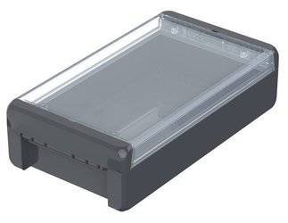 Bopla B 221306 PC-V0-G 7024 (96025224) - universal enclosure with crystal-clear lid (231 x 125 x 60 mm)