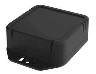 Bopla BL 757530 L-WL2-9005 (16288635) - enclosure with wall brackets and air vents (75.93 x 75.4 x 30 mm)