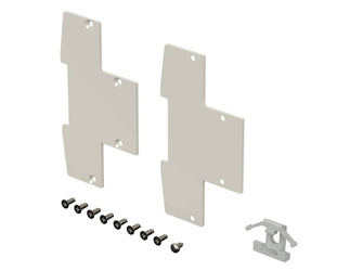 Bopla AR 105/45-KS-AL (87304210) - aluminum side covers connecting the basic profile ARP (G) 75/31-... with the modular profile ARPM (G) 45/27-...