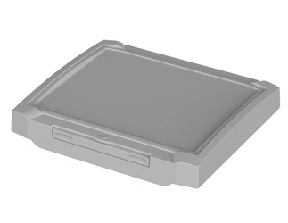 BOPLA BCD 250 OT-FSC-7035 (20251535) - hinged front lid with membrane keypad area (264 x 234.2 x 36 mm)