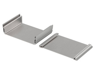 Bopla ASPH 1540-0100 9006 (94251100) - enclosure profiles, horizontally-divided (154 x 44 x 100 mm)