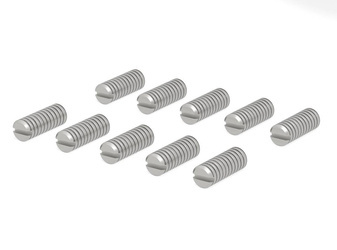 Bopla GSE-8 (54700395) - slotted set screw M2.5 x 8 / M2.5 x 5, V2A, for positioning and earthing the tapped strip