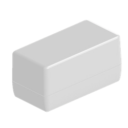 Teko - SMART series (SR37-DB.7) - universal enclosure in white (128 x 63,5 x 63 mm)