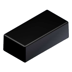 Teko - SMART series (SR34.9) - universal enclosure in black (128 x 64 x 41 mm)