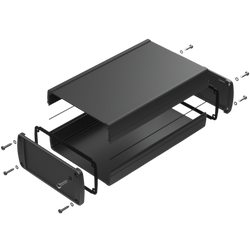Teko - TEKAM series (TEKAM-33L.9) -  open aluminum alloy enclosure (175 x 105.9 x 45.8 mm)