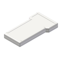 Teko - TBT series (TBT-1K.7) - white handheld enclosure (210 x 116 x 25 mm)