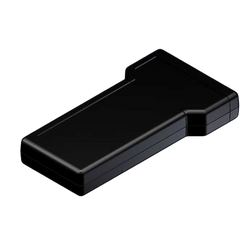 Teko - TBT-B series (TBT-B.7) - black handheld enclosure with battery compartment (163 x 88 x 25 mm)