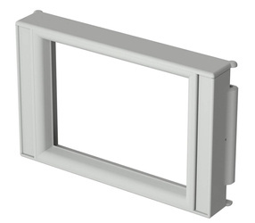 Bopla FO 6000 (79003500) - open front frame with integrated seal, screw-on CombiCard 5000-7000 (226 x 146 x 34 mm, 3U 30HP)
