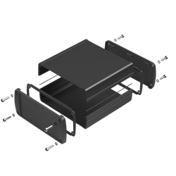 Teko - TEKAM series (TEKAM-31.9) -  open aluminum alloy enclosure (110 x 105.9 x 45.8 mm)