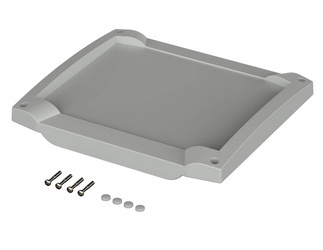 BOPLA BCD 160 OT-F-7035 (20161335) - screw-on front lid with membrane keypad area (199 x 177.85 x 19 mm)