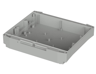 BOPLA BCD 250 UT-0,5-7035 (20250235) - flat base for Bocard enclosure (260 x 228 x 50 mm)