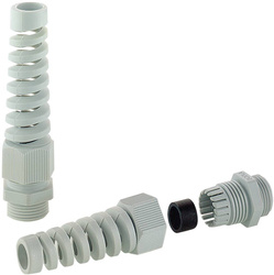 Bopla BFK 9 (10001200) - Pg cable glands with anti-kink protection BFK, polyamide, light grey, IP 68 (5 bar, 30 min)