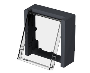 Bopla FCT 1000 FP (19005700) - open front frame with protective door for CombiCard 1000-3000 (133 x 138 x 50 mm)