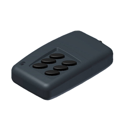 Teko - POCKET 11 series (11126.4) - enclosure for remote controler in dark gray (74,7 x 44,1 x 18,2 mm)