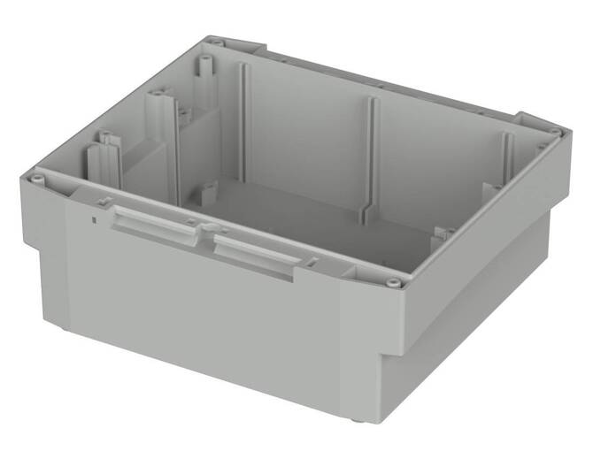 BOPLA BCD 160 UT-7035 (20160135) - high base for Bocard enclosure (195 x 173 x 70 mm)