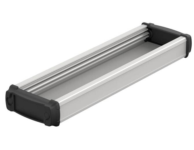 BOPLA ELPU 620-0200 D (83627200.S6) - aluminium profile, open on one side (57.5 x 22 x 200 mm)