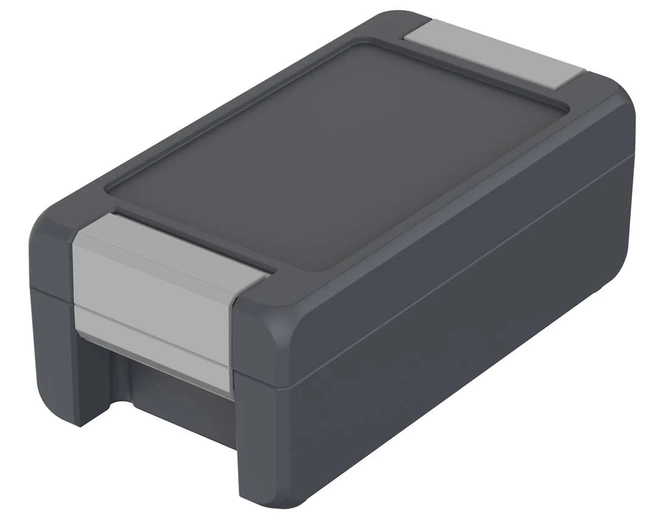 Bopla BA 140806 F-7024 (00123124) - aluminum enclosure with a recess in the cover and neoprene seal (159 x 86 x 60 mm)