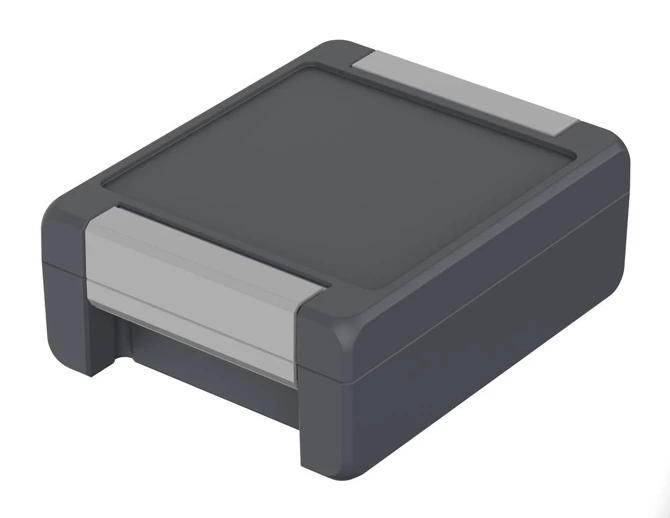 Bopla BA 141306 F SIL-7024 (00123224.SIL) - aluminum enclosure with a recess in the cover and silicone lid seal (159 x 128 x 60 mm)