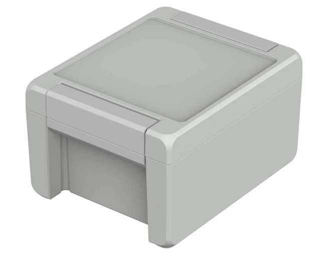 Bopla BA 141309 F-7035 (00123235) - aluminum enclosure with a recess in the cover and neoprene seal (159 x 128 x 90 mm)