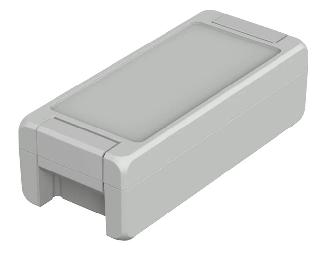 Bopla BA 180806 F-7035 (00124125) - aluminum enclosure with a recess in the cover and neoprene seal (199 x 86 x 60 mm)