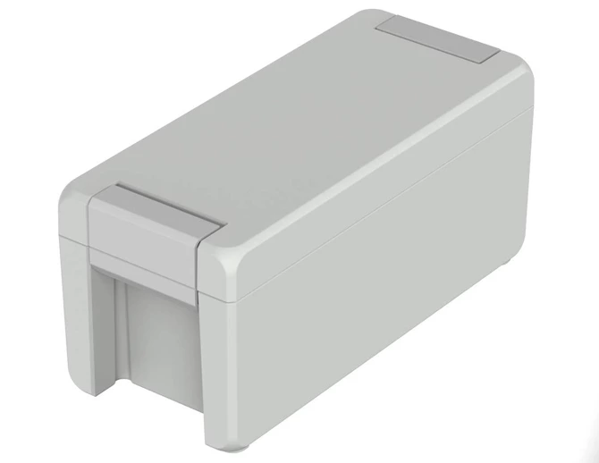 Bopla BA 180809 SIL-7035 (00114135.SIL) - enclosure with silicon lid, hinged (199 x 86 x 90 mm)