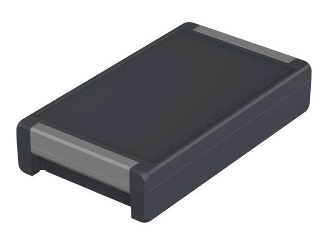 Bopla BA 281706 F SIL-7024 (00126324.SIL) - aluminum enclosure with a recess in the cover and silicone lid seal (299 x 173 x 60 mm)