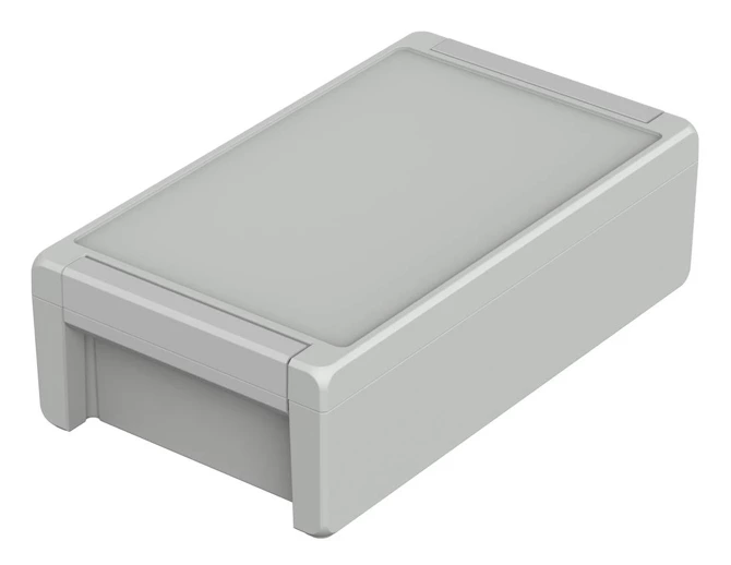 Bopla BA 281709 F SIL-7035 (00126335.SIL) - aluminum enclosure with a recess in the cover and silicone lid seal (299 x 173 x 90 mm)