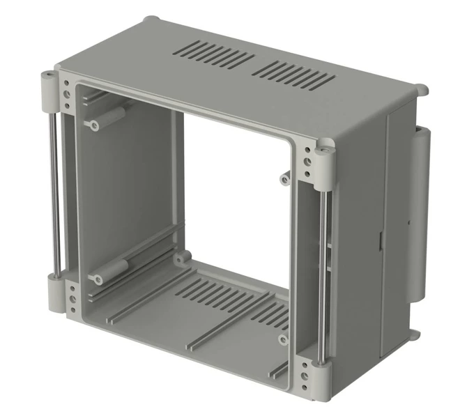 Bopla BC 5000 L-1 (79001900) - basic element 1.0 (88.25 mm deep) with air vents CombiCard 5000-7000 enclosure  (175 x 146 x 88 mm, 3U 20HP)