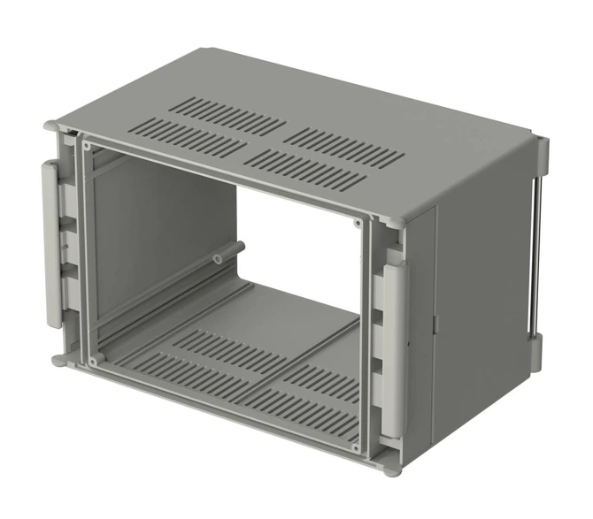 Bopla BC 6000 L-1,5 (79002600) - basic element 1.5 (139.76 mm deep) with air vents CombiCard 5000-7000 enclosure  (226 x 146 x 139 mm, 3U 30HP)