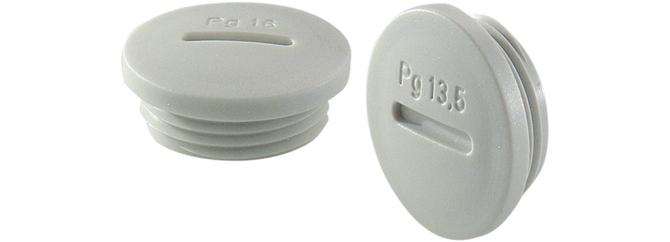 Bopla BL 11 (52010200) - Pg blind plugs BL, IP 54, polyamide, light grey