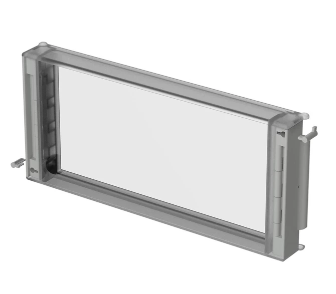 Bopla FD 7000 G (79003300) - crystal clear front lid CombiCard 5000-7000 (323 x 146 x 34 mm, 3U 49HP)