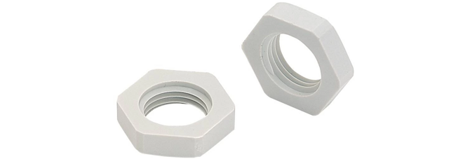 Bopla GM 11 (52080300) - Pg counter nuts GM, polyamide, light grey