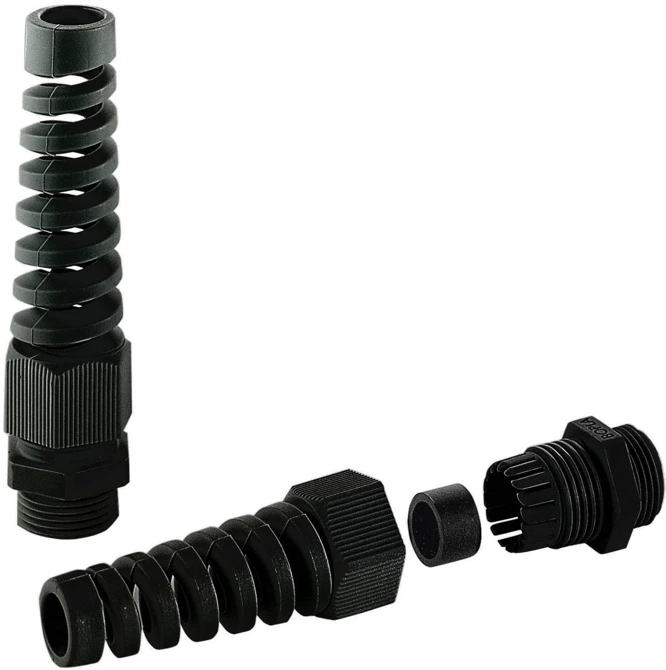 Bopla MBFK 12-9005 (12002104) - Metric cable glands with anti-kink protection MBFK, polyamide, black, IP 68 (5 bar, 30 min)