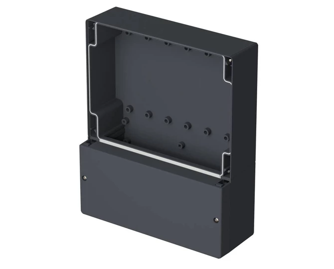 Bopla RD 2000 G-K (19231100) - rear lid with large terminal compartment for CombiCard 1000-3000 (184.2 x 223 x 48 mm)