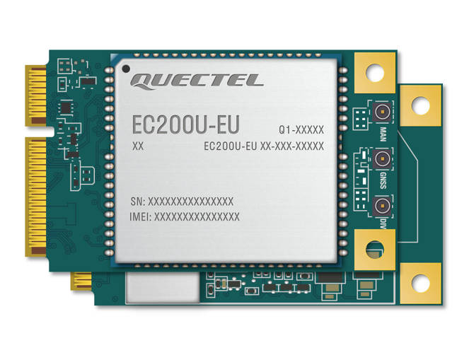 Quectel EC200U-EU Mini PCIe - LTE+BT+GNSS module