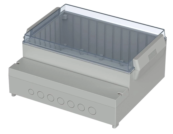 Bopla RCP 3100 (41310109) - RegloCard-Plus enclosure with crystal-clear lid (296 x 261 x 132.5 mm)