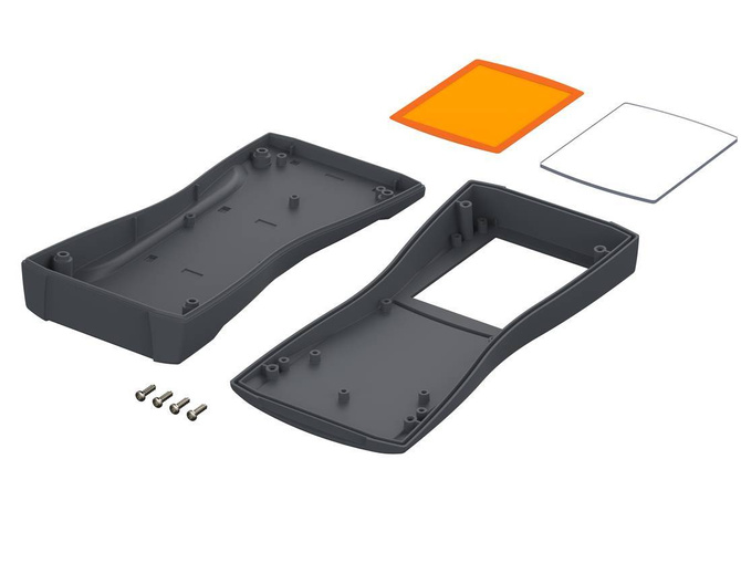 BOPLA BS 800 DIS-7024 (82800224) - ABS enclosure with display screen (209.3 x 98 x 34.8 mm)