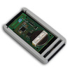 Teko - REMO-TEK series (13120.47) - enclosure for the remote controler in white with chromed-plated metal sides (71,5 x 39,3 x 11,5 mm)