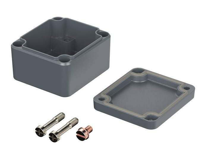 Bopla A 100 (01100000) - aluminium enclosure with neoprene seal (50 x 45 x 30 mm)