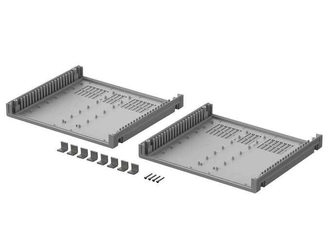 Bopla UM 62609 L (55626010) - obudowa Ultramas z otworami wentylacyjnymi (290,9 x 258,9 x 62,2 mm, 6U 9HP)