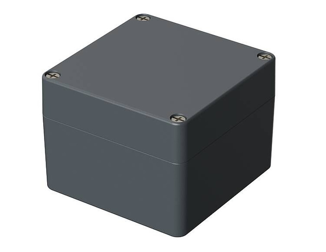 Bopla A 120 SIL (01120010) - aluminum enclosure with silicone seal (122 x 120 x 91 mm)