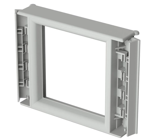 Bopla FO 5000 (79003400) - open front frame with integrated seal, screw-on CombiCard 5000-7000 (175 x 146 x 34 mm, 3U 20HP)