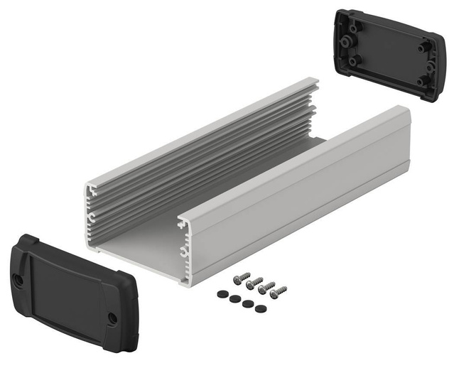 BOPLA ELPU 840-0200 D (83847200.S6) - aluminium profile, open on one side (80 x 42 x 200 mm)