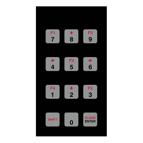 Teko - M.9 Membrane keyboard (132 x 72 x 0.7 mm)