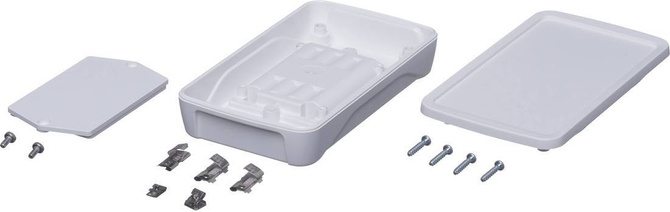 Bopla BOP 500 BE4MC-9016 (35150026) - obudowa ABS z pojemnikiem na baterie (130 x 75 x 26 mm)