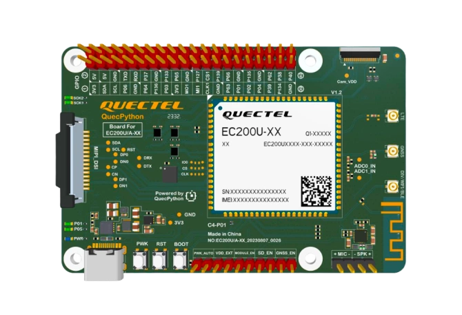 Quectel EC200UAUAA-QPYTHON-EVB C4-P01 - evaluation board
