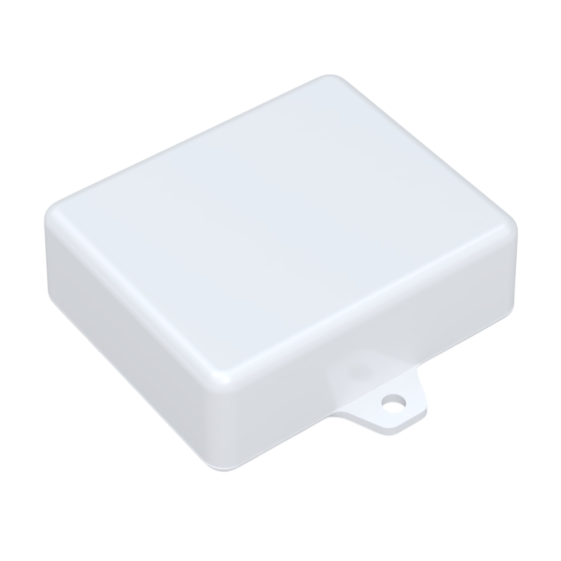 Teko - seria SMART K (SR22K-E.7) - uniwersalna obudowa w kolorze białym (76 x 63,2 x 25,55 mm)