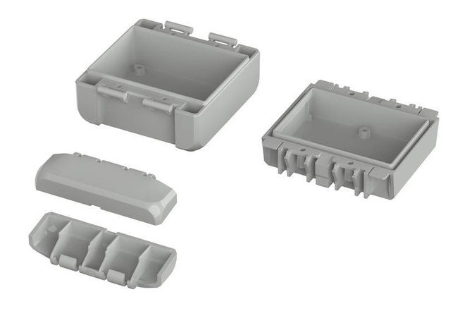 Bopla B 080805 PC-V0 7035 (96011115) - universal enclosure (89 x 80 x 47 mm)
